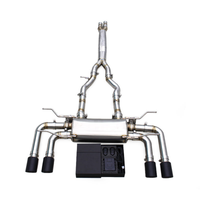 Valved Stainless Steel Catback Exhaust System for Jaguar F‑TYPE V8 5.0T