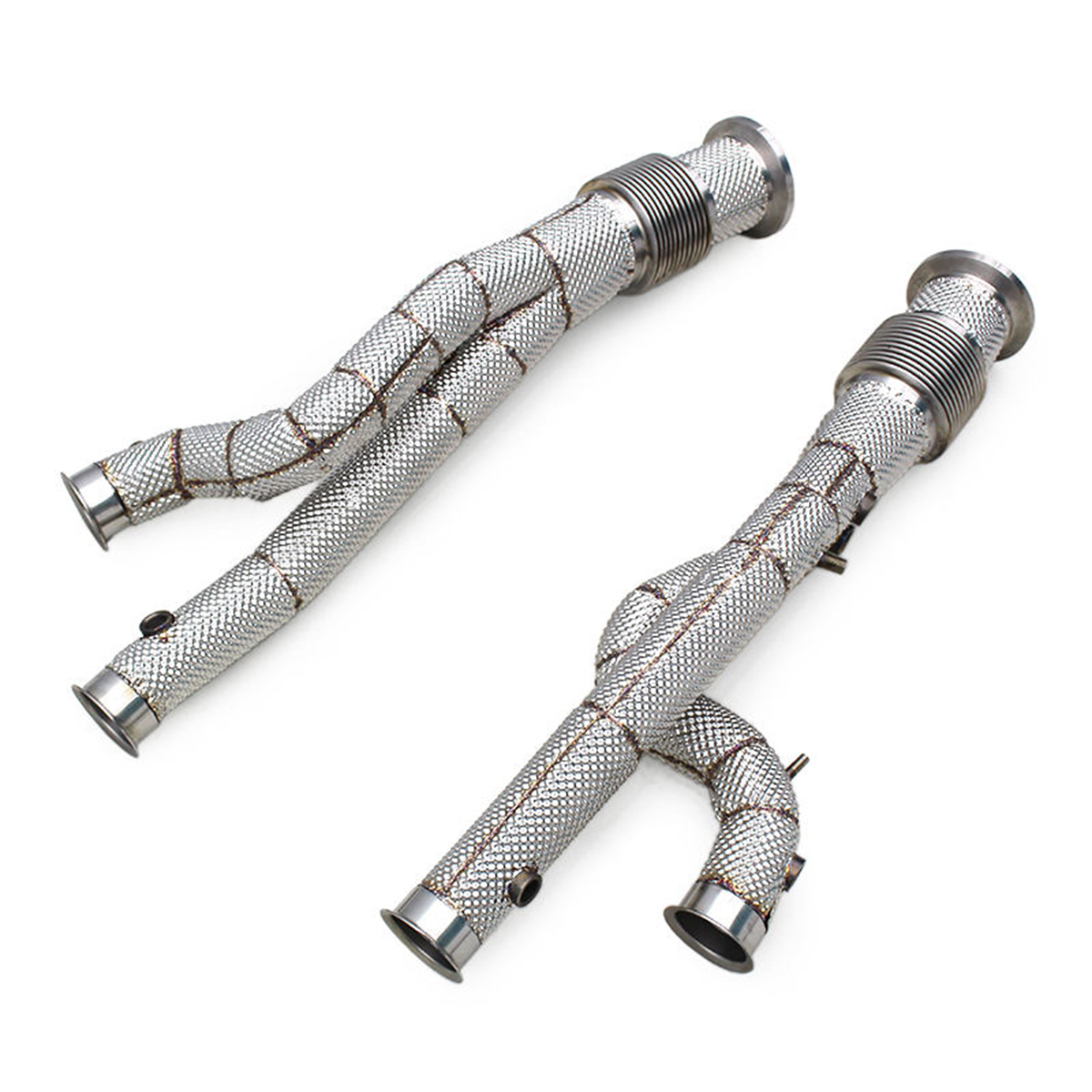 Straight Through Exhaust Downpipe System for Lamborghini Aventador SVJ Ultimae - Bull Boost Performance
