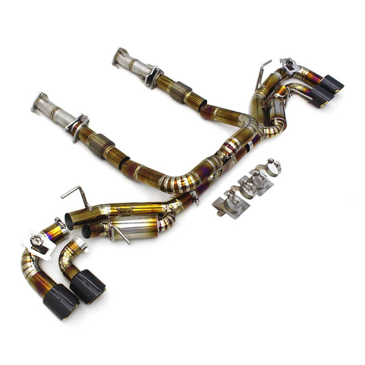 Titanium Valved Catback Exhaust for 20-24 Chevrolet Corvette C8 6.2L V8 - Bull Boost Performance