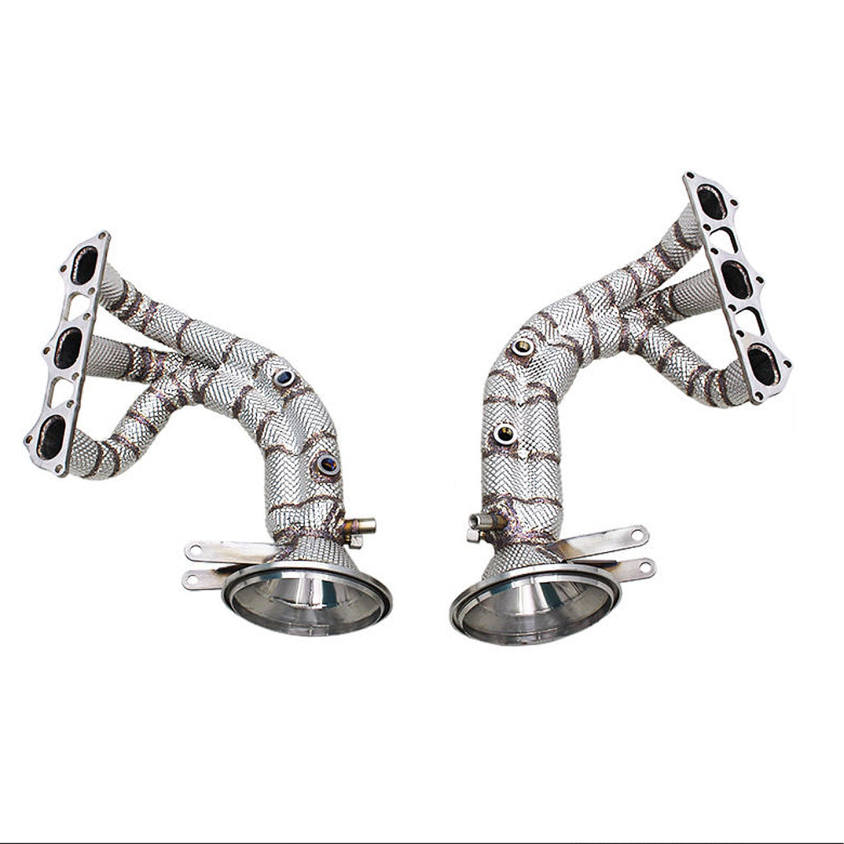 Catless Exhaust Manifold Downpipe for Porsche 992 992.1 992.2 GT3 RS GT3RS 4.0 - Bull Boost Performance