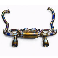 Titanium Valved Catback Exhaust for Porsche Cayman 718 GT4 RS Spyder RS - Bull Boost Performance