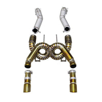 Titanium X Pipe Catback Exhaust System For McLaren 720s 4.0T Spider - Bull Boost Performance