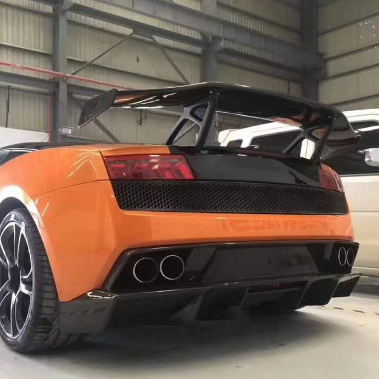 DMC Style Carbon Fiber Diffuser for Lamborghini Gallardo LP550 LP560 LP570 - Bull Boost Performance