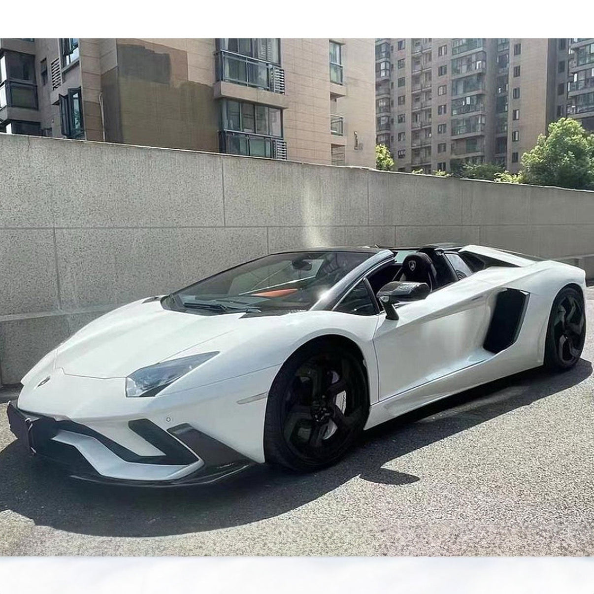 Carbon Fiber Front Lip Rear Diffuser Kit for Lamborghini Aventador LP740 - Bull Boost Performance
