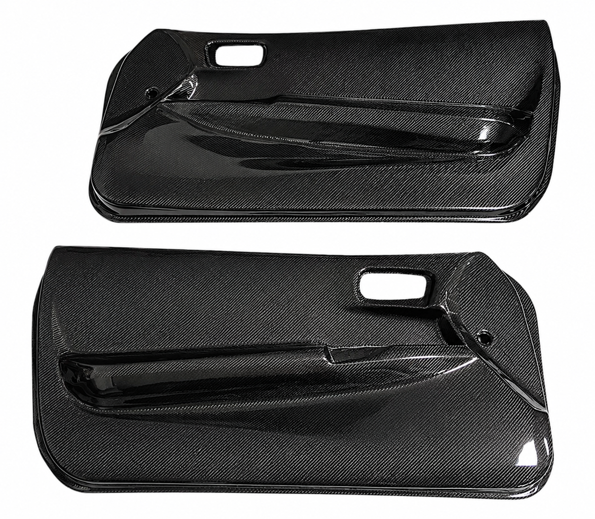 Dry Carbon Fiber Inner Door Panels for Nissan Skyline R34 GTT GTR Coupe - Bull Boost Performance
