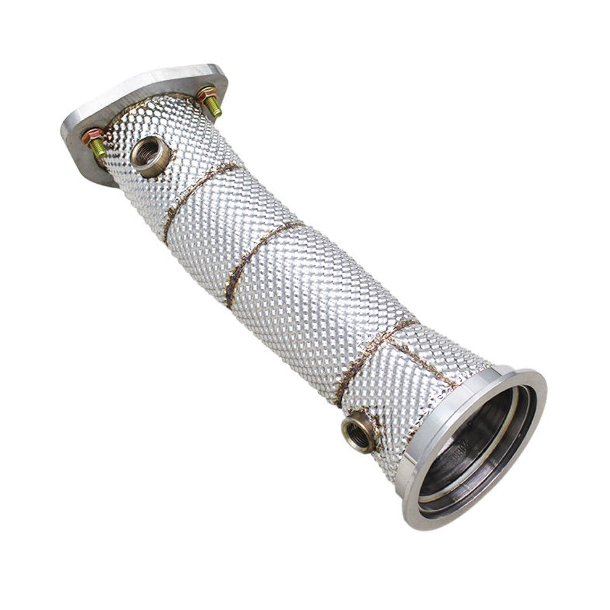 Straight Free Flow Stainless Steel Down Pipe for Porsche Macan Turbo 2.0 21-24 - Bull Boost Performance
