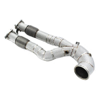 Racing High Flow Stainless Straight Downpipe for Audi RS3 TTRS 2.5T - Bull Boost Performance