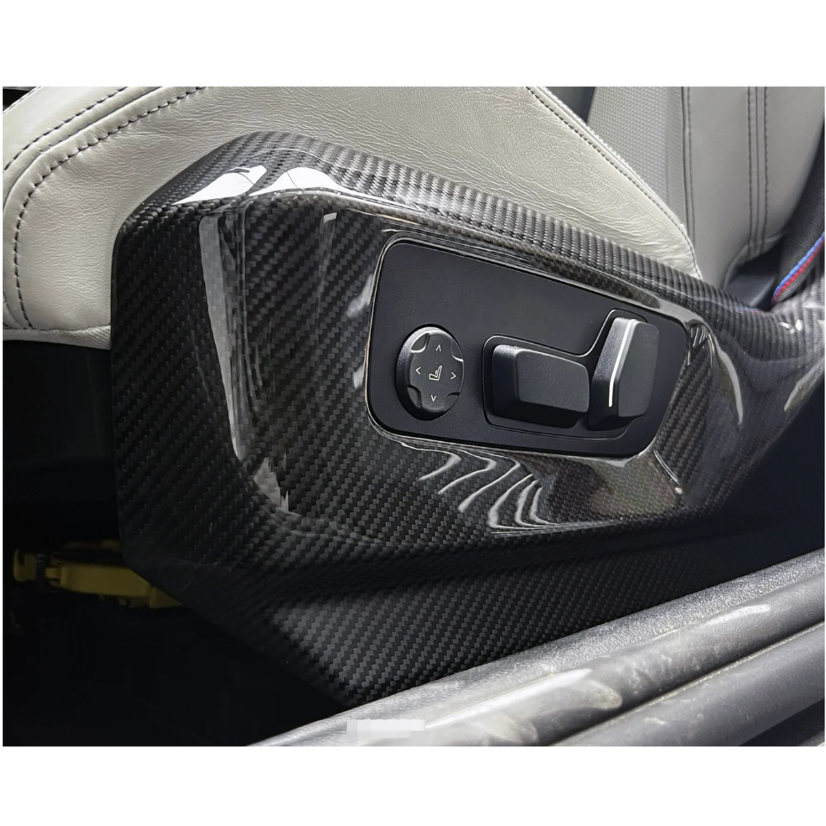 Dry Carbon Fiber Interior Seat Side Trim Panels for BMW G90 G99 M5 - Bull Boost Performance