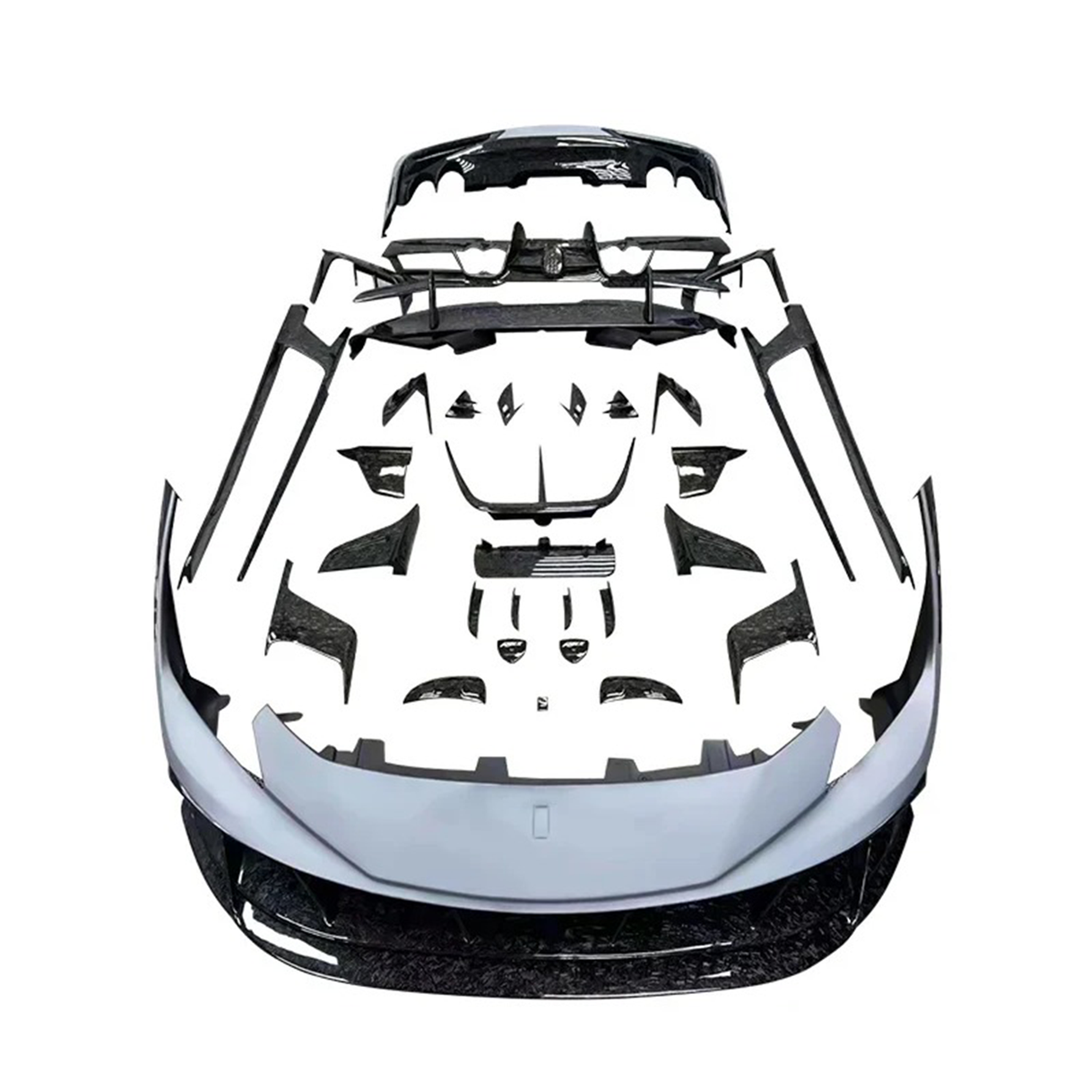 Full Carbon Fiber MSY Conversion Aero Body Kit for Ferrari F8 - Bull Boost Performance