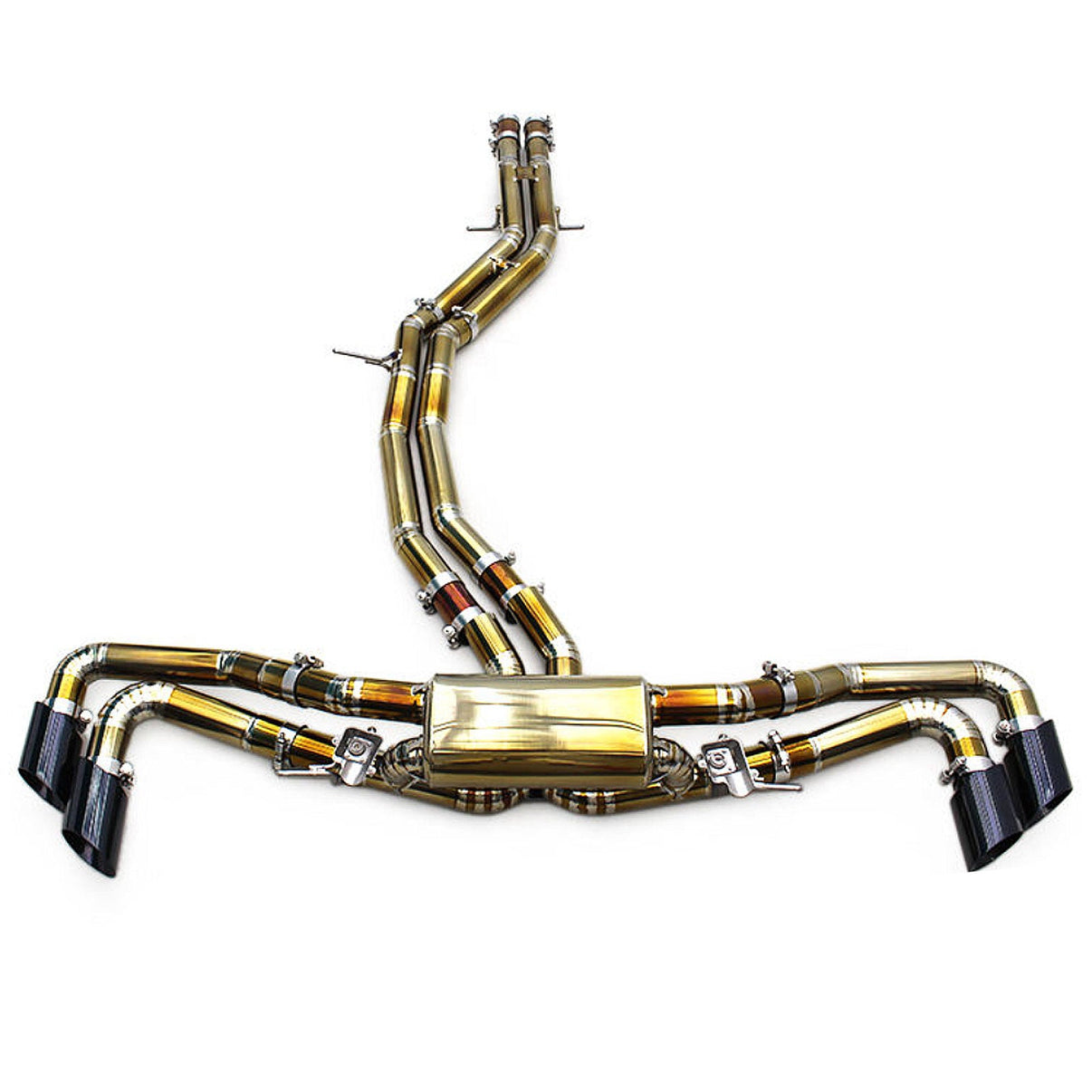 Titanium Valved Performance Exhaust For Lamborghini URUS 4.0T - Bull Boost Performance