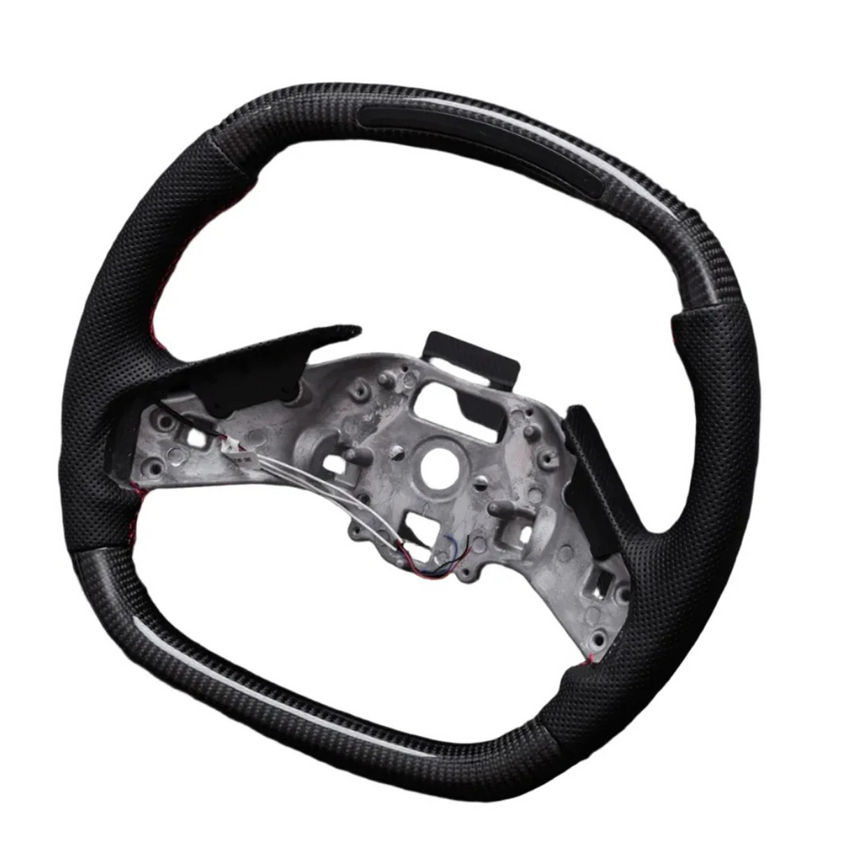 OEM Carbon Fiber LED Heated Steering Wheel for Chevrolet Corvette C8 Z51 Z06 - Bull Boost Performance