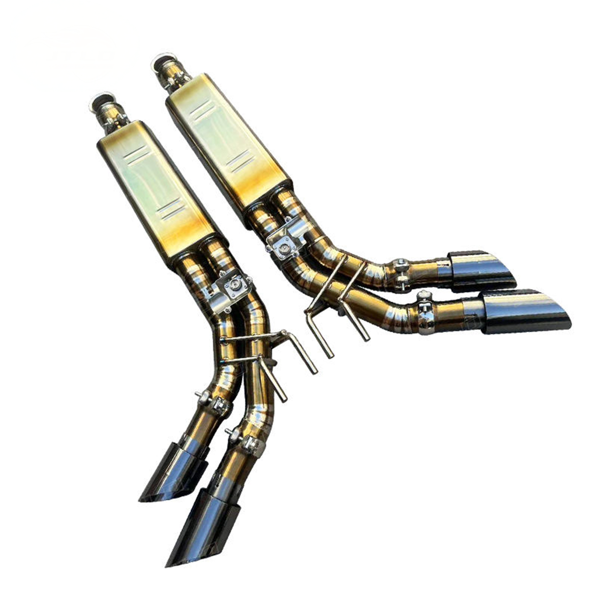 Titanium Catback Exhaust System for Mercedes Benz G500 G550 W463 - Bull Boost Performance
