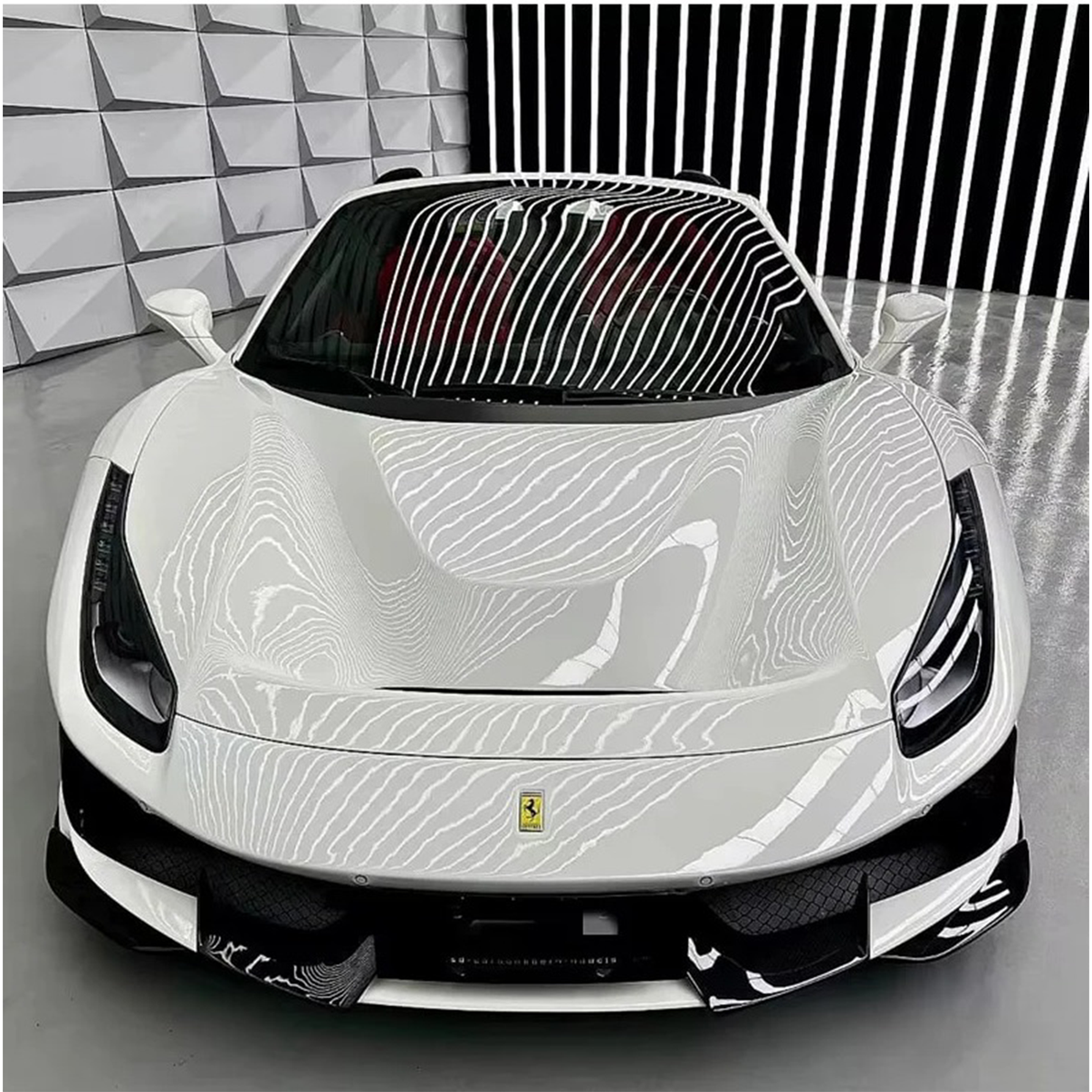 488 Pista Style Carbon Fiber Full Conversion Kit for Ferrari 488 - Bull Boost Performance