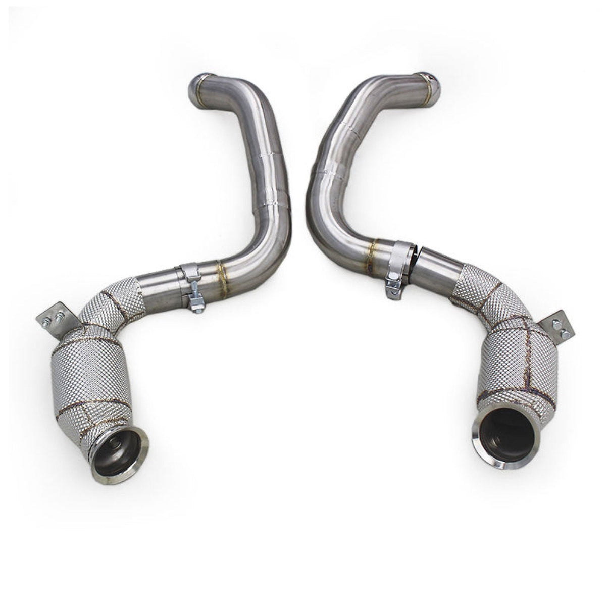 Catted Race Stainless 300 Cell Downpipe for Mercedes Benz AMG GT63 GT63S 4.0T - Bull Boost Performance