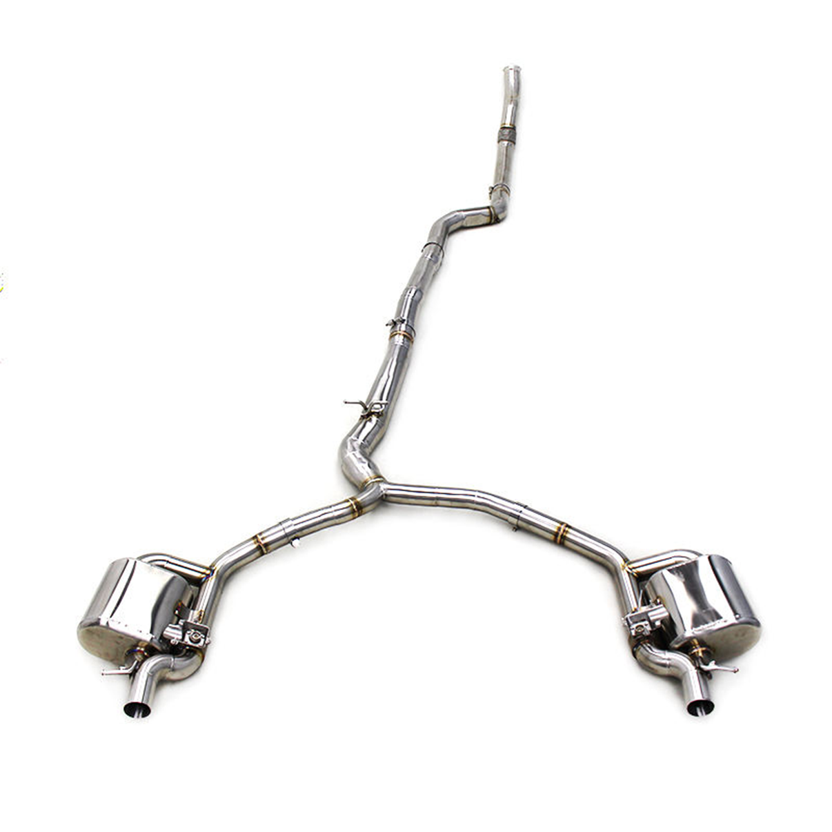 Valved Stainless Catback Exhaust System for Mercedes Benz E53 AMG W213 3.0T - Bull Boost Performance
