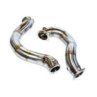 Exhaust Downpipe Pipes for BMW N54 335i 135i E90 E92 Turbo 3" - Bull Boost Performance
