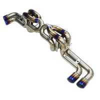 High Flow Titanium Catback Exhaust System for Ferrari 360 Modena Spider F360 3.6L - Bull Boost Performance