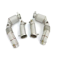 Catless Exhaust Downpipes for BMW M5 G90 G99 S68 - Bull Boost Performance