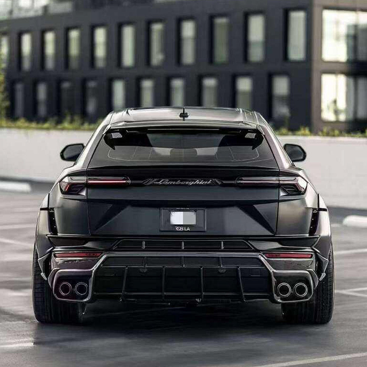 1016 Style Dry Carbon Fiber Rear Diffuser for Lamborghini Urus - Bull Boost Performance