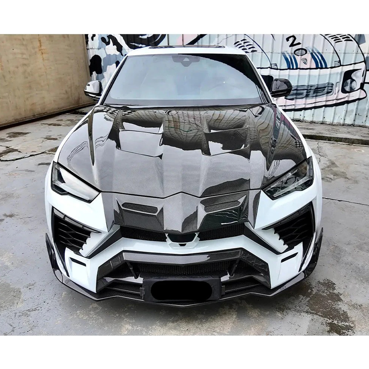 M Style Dry Carbon Fiber Hood Bonnet for Lamborghini Urus - Bull Boost Performance