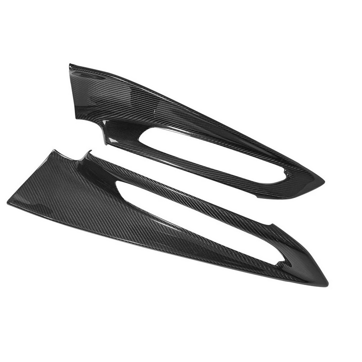 Dry Carbon Fiber Interior Door Bow Cover Trim for Chevrolet Corvette C8 - Bull Boost Performance