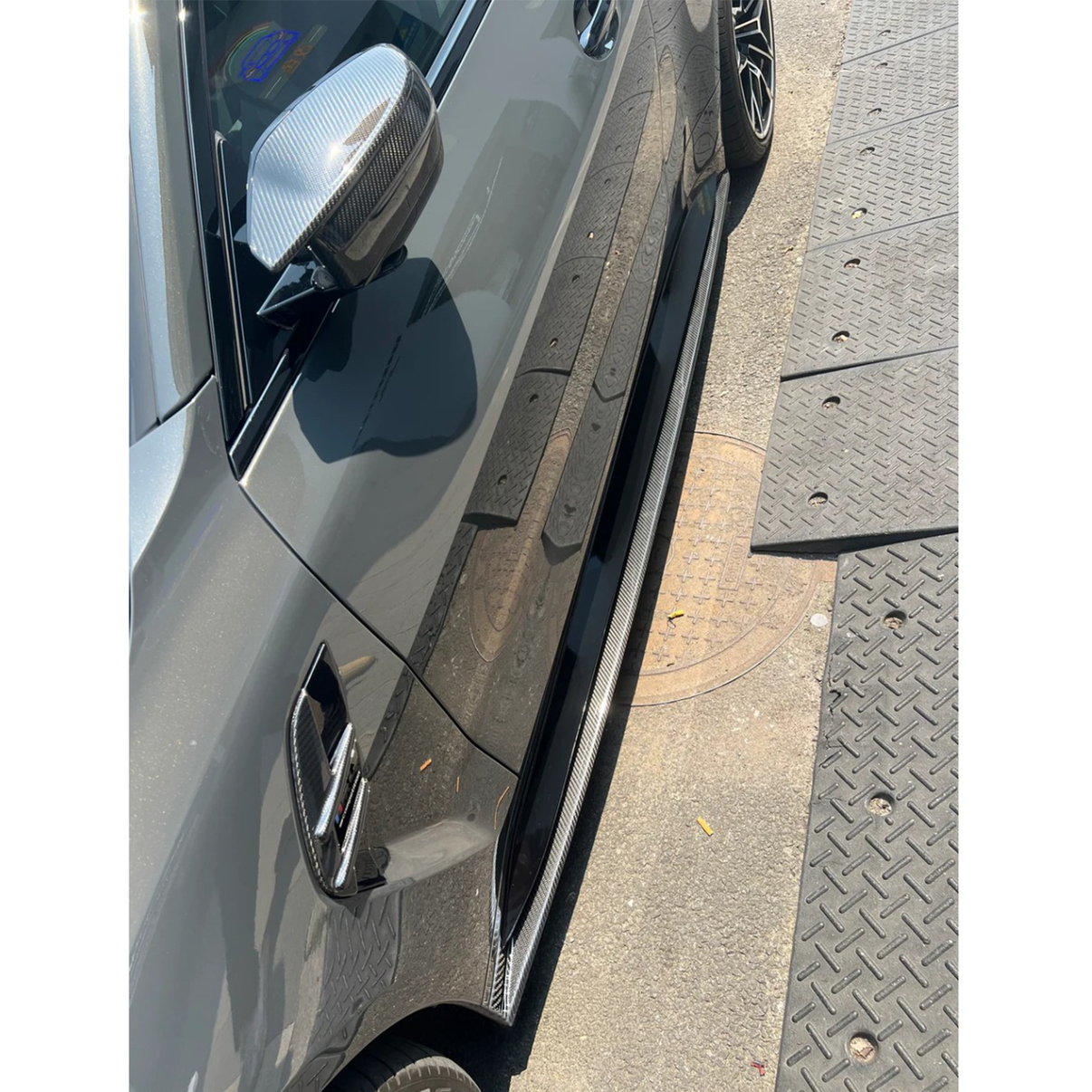 Carbon Fiber Side Skirts Extension for BMW G80 M3 G82 G83 M4 - Bull Boost Performance