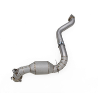 High Flow Catted Stainless Steel Downpipe for Mercedes‑Benz A35 A35S AMG W177 2.0T - Bull Boost Performance