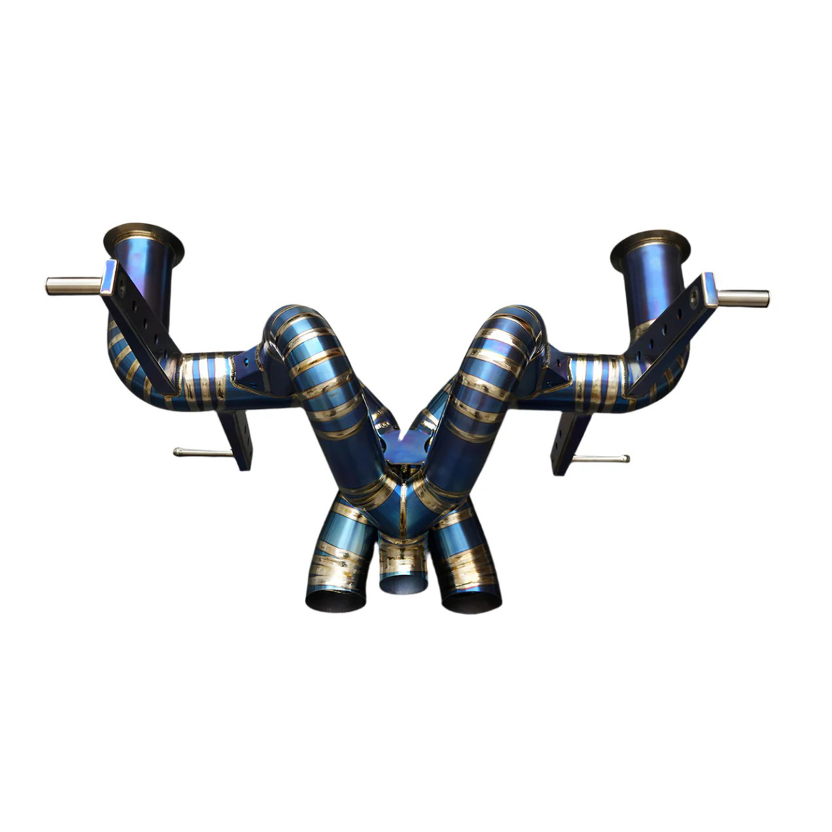 Titanium Straight Pipe Exhaust System for Lamborghini Aventador S LP740‑4 6.5L V12 - Bull Boost Performance