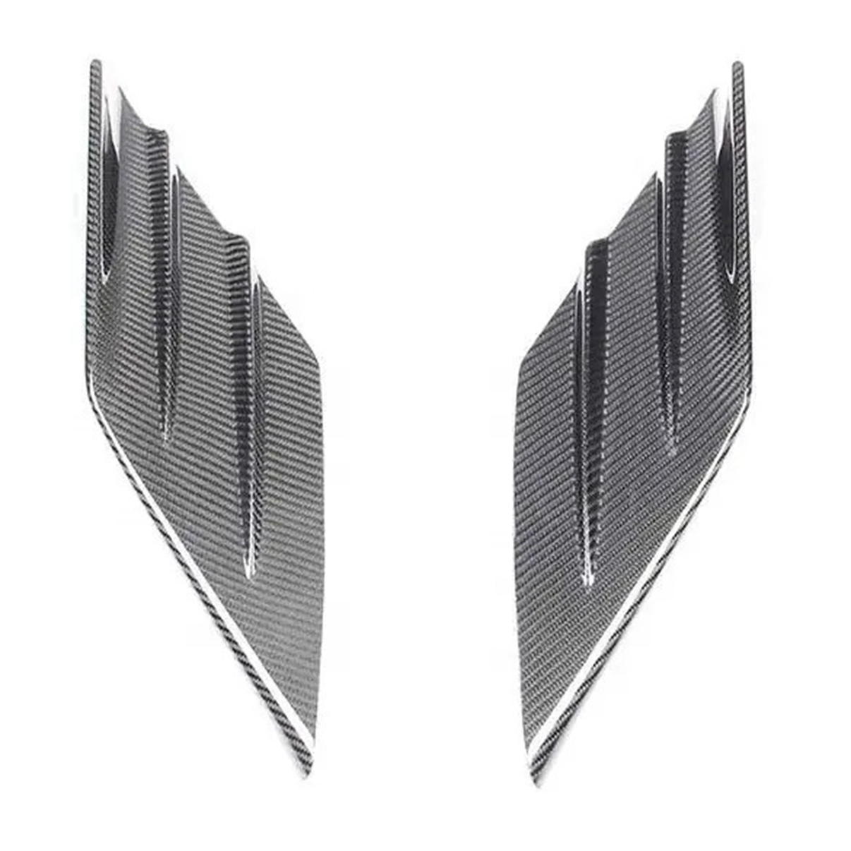 Carbon Fiber Side Vent Trims for Ferrari F8 Tributo - Bull Boost Performance