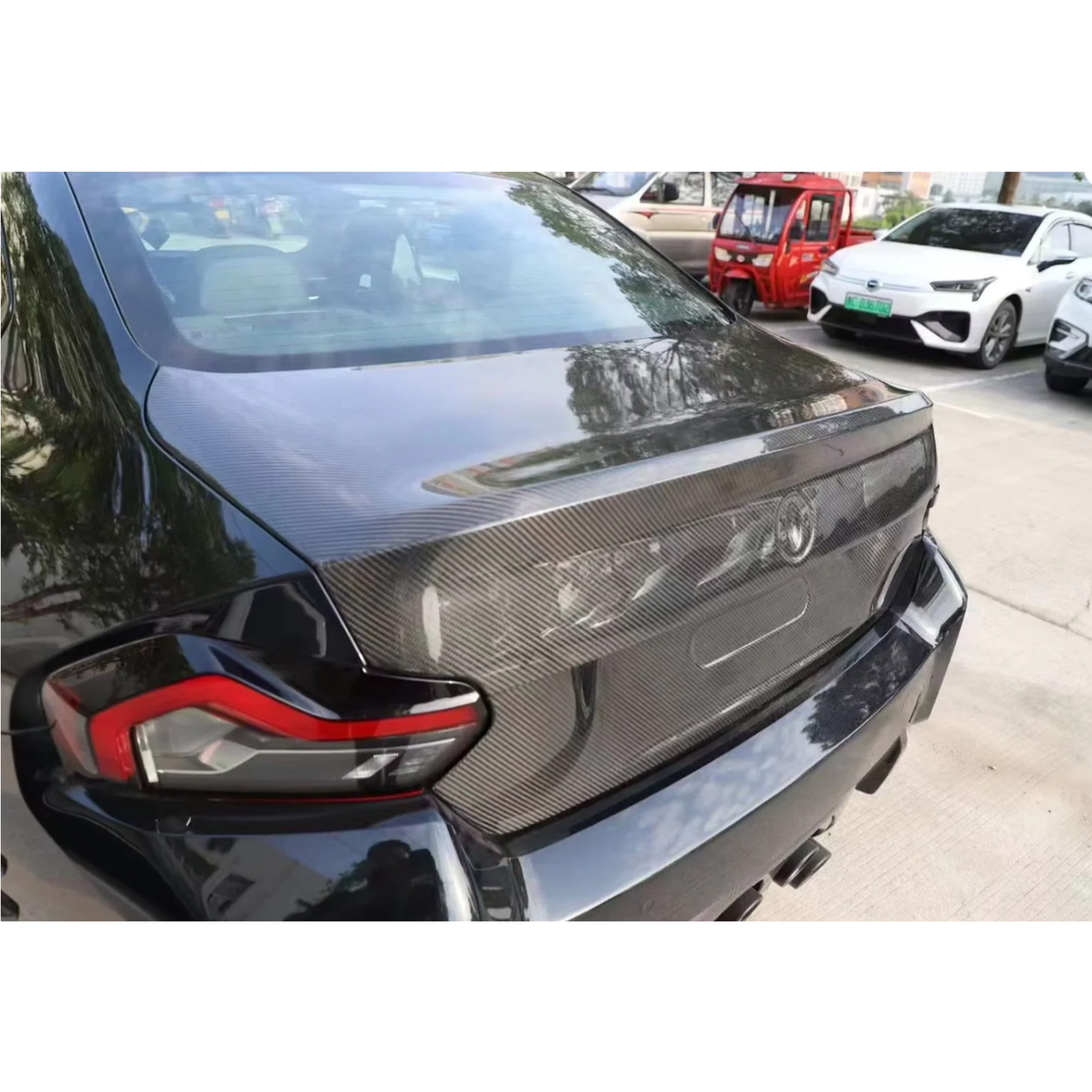 Carbon Fiber Rear OEM Style Trunk for BMW G87 M2 G42 2 Series - Bull Boost Performance