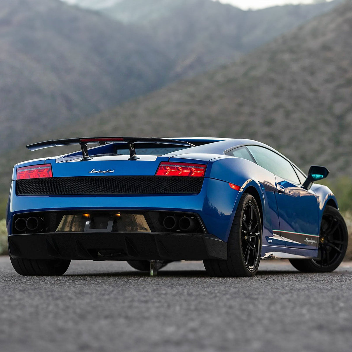 SRATEC Carbon Fiber Rear Spoiler Wing for Lamborghini Gallardo LP540 LP550 LP560 LP570 Modified Track Version - Bull Boost Performance
