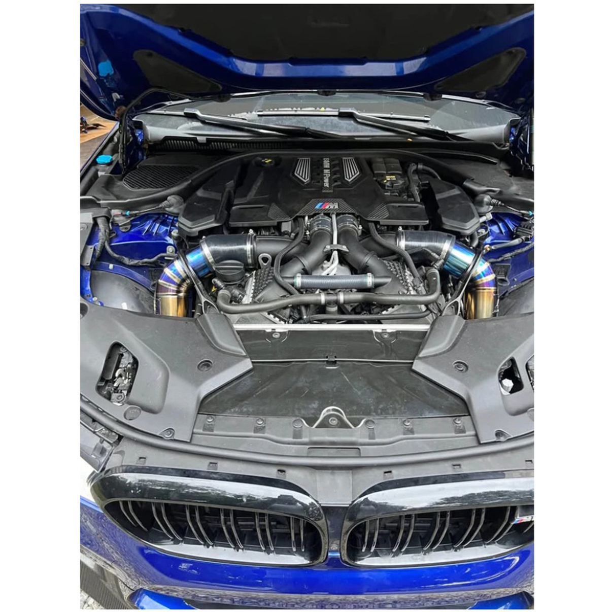 Titanium Front Mount Intake System for BMW F90 M5 F91 F92 F93 M8 G30 5 Series - Bull Boost Performance