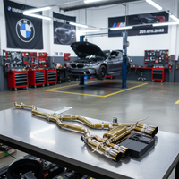 Valved Titanium Catback Exhaust System for BMW M3 M4 G80 G82 3.0T - Bull Boost Performance