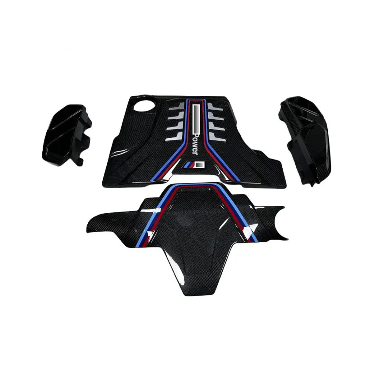 Carbon Fiber Performance Engine Bay Cover Kit for BMW F90 M5 F91 F92 M8 - Bull Boost Performance