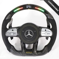 Mercedes-Benz 2020+ AMG Performance Style Customizable Steering Wheel (Fits 2010+ All Models) - Bull Boost Performance