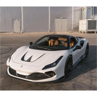 V-Style Carbon Fiber Front Lip for Ferrari F8 Tributo - Bull Boost Performance