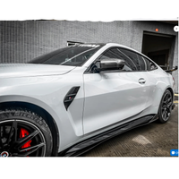 Prepreg Carbon Fiber TK Finned Side Skirts for BMW G80 M3 G82 M4 - Bull Boost Performance