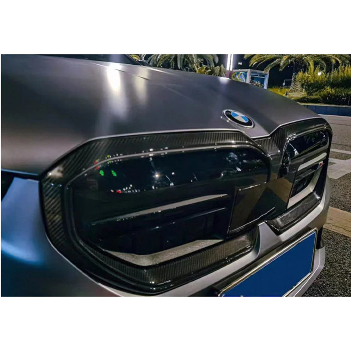 Dry Carbon Fiber Front Grille for BMW G90 M5 G60 G61 M60 - Bull Boost Performance