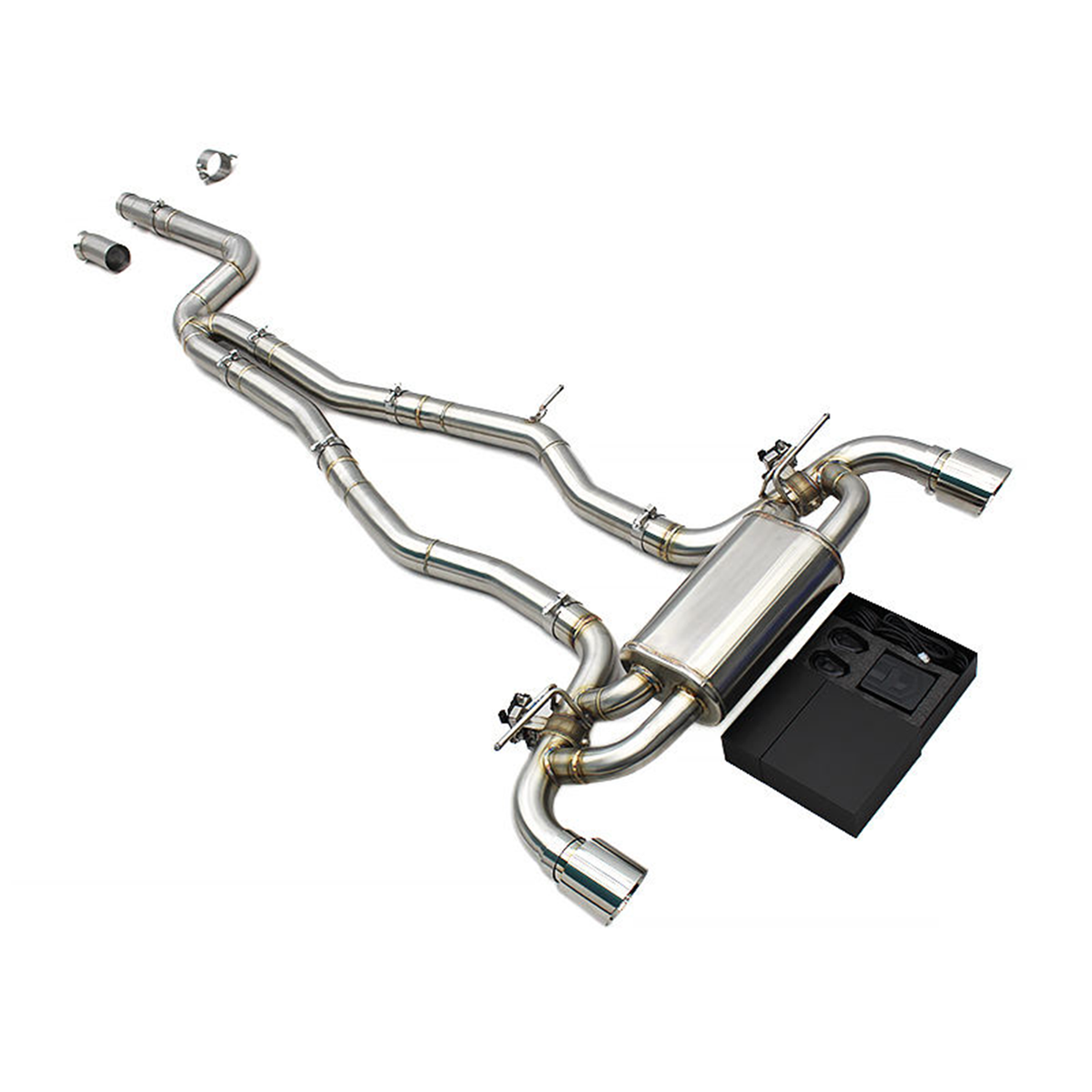 T304 Stainless Valved Catback Exhaust System for Toyota Supra A90 A91 3.0T - Bull Boost Performance