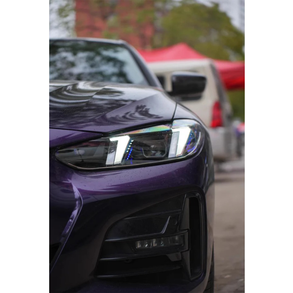Facelift Snake Eyes Dual Color DRL Headlight V2 Upgrade for BMW G8X G80 M3 G82 M4 G22 G26 4 Series - Bull Boost Performance