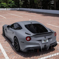 DNC Style Carbon Fiber Rear Spoiler for Ferrari F12 - Bull Boost Performance
