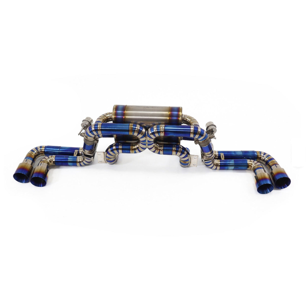 Valved Titanium Catback Exhaust System for Ferrari 360 Modena Spider F360 3.6L - Bull Boost Performance