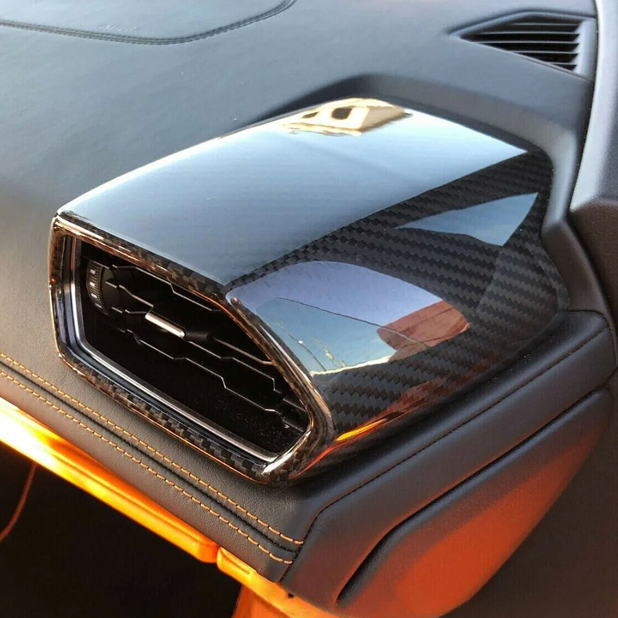 Carbon Fiber Air Vent AC Trim Replacement Set for Lamborghini Huracan - Bull Boost Performance