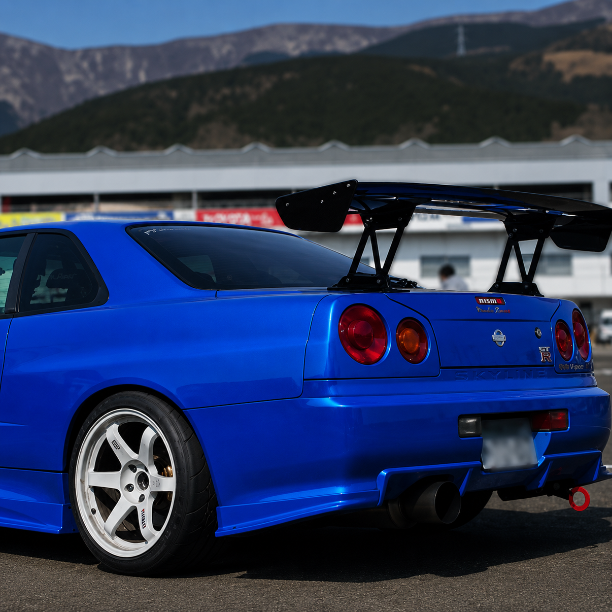 Carbon Fiber GT Rear Wing Spoiler for Nissan Skyline R34 GTR GTT GT - Bull Boost Performance