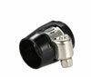 8AN AN-8 Push On Hose End Cover Clamp Finisher Black Aluminum Anodized Fitting - Bull Boost Performance