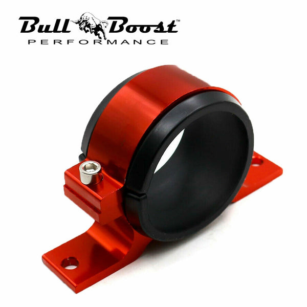 RED Fuel Pump Mounting Bracket Single Filter Clamp Cradle 044 60mm - Bull Boost Performance