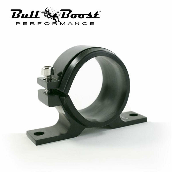 BLACK Fuel Pump Mounting Bracket Single Filter Clamp 044 60mm - Bull Boost Performance