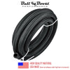 Black Fuel Hose Oil Gas LineAN6-AN8-AN10 Nylon/Stainless Steel Braided BOOSTED - Bull Boost Performance