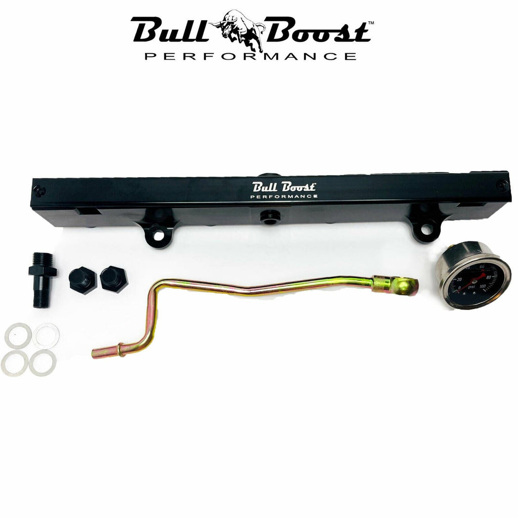 K-Series Billet Aluminum High Flow Fuel Rail K20 K24 2.0/2.4L Acura RSX Si Honda Civic KSwap - Bull Boost Performance