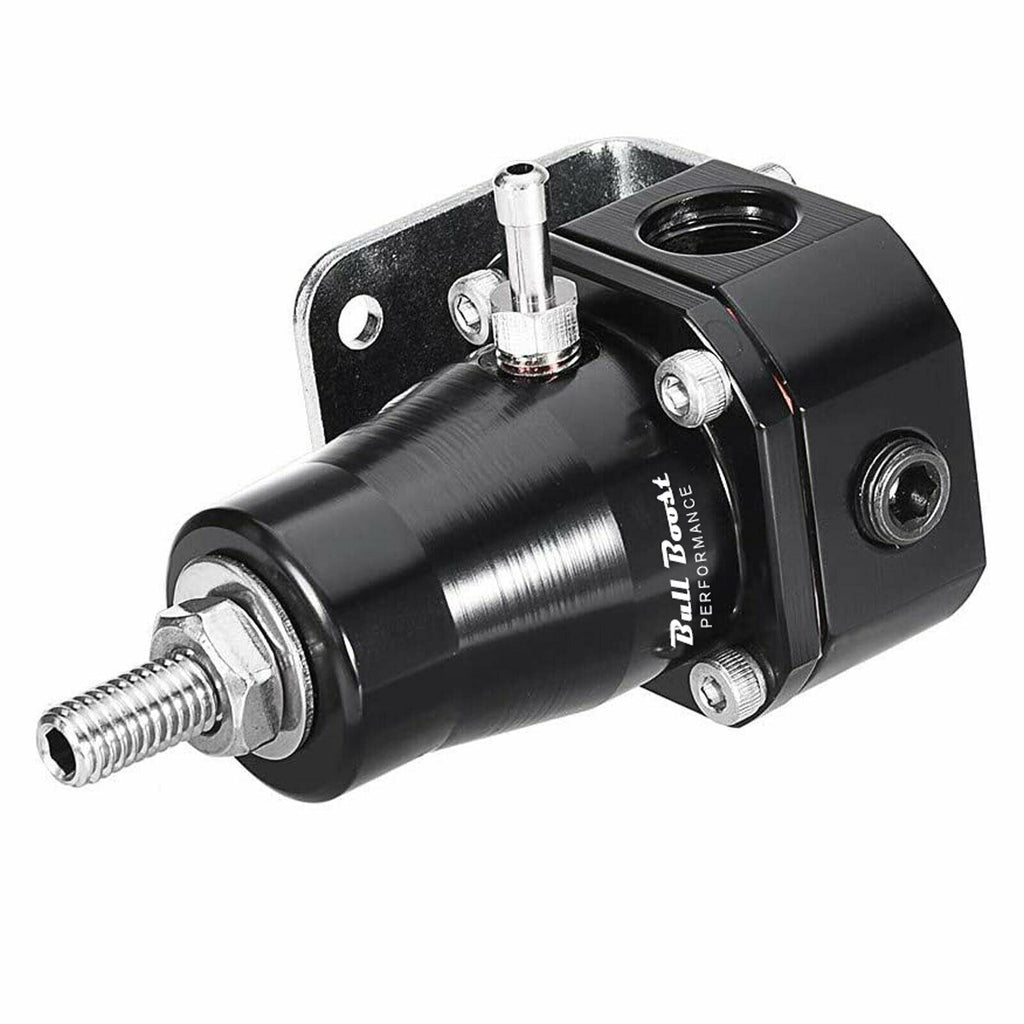 Universal Car Fuel Pressure Regulator + Gauge +AN6 Fittings 30-70 PSI Adjustable - Bull Boost Performance